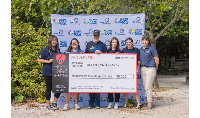 Hard Rock International and Seminole Gaming Join Forces with Ocean Conservancy to Launch the Global Sound Waves Sustainability Partnership for Hotel, Cafe and Casino Properties and Communities They Serve