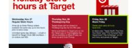 Target Reveals Store Hours for Black Friday, Announces Extended Shopping Hours