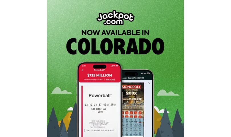 Jackpot.com Launches in Colorado Offering Shoppers Cellular Lottery Get right of entry to Around the Centennial Condition