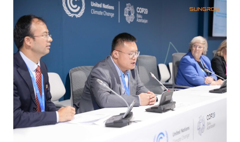 Sungrow Discusses Renewable Energy Innovations and Best Practices to Achieve Global Carbon Neutrality at COP29