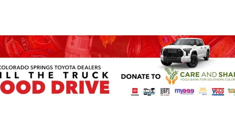 Join Natural Grocers®, Colorado Springs Toyota Dealers and iHeart Radio for a Holiday Food Drive to Support the Care and Share Food Bank for Southern Colorado