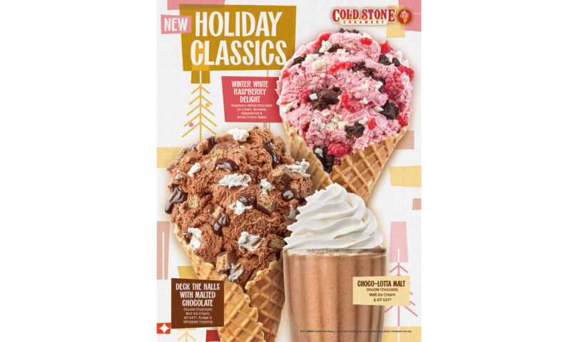 Cold Stone Creamery Introduces Cozy Holiday Flavors to Sweeten the Season