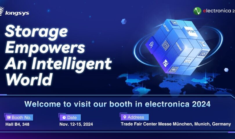 Longsys to Debut Dual-Brand Innovations and PTM Business Model at Electronica 2024 in Munich