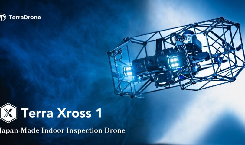 Terra Drone Launches Japan-Made Indoor Inspection Drone “Terra Xross 1”