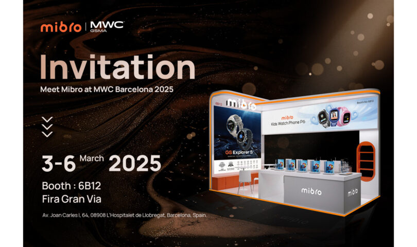 Mibro dévoilera une technologie portable avancée au MWC 2025 de Barcelone