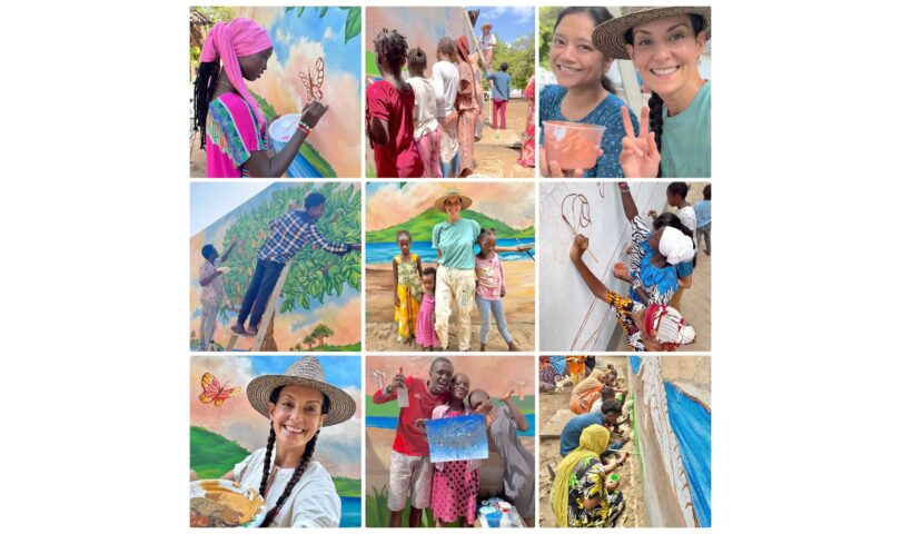 Acclaimed Los Angeles Muralist Brings Joy to Anidan Children’s Home in Lamu, Kenya Through Vibrant Donation Mural on behalf of Big Sky Countries Nonprofit