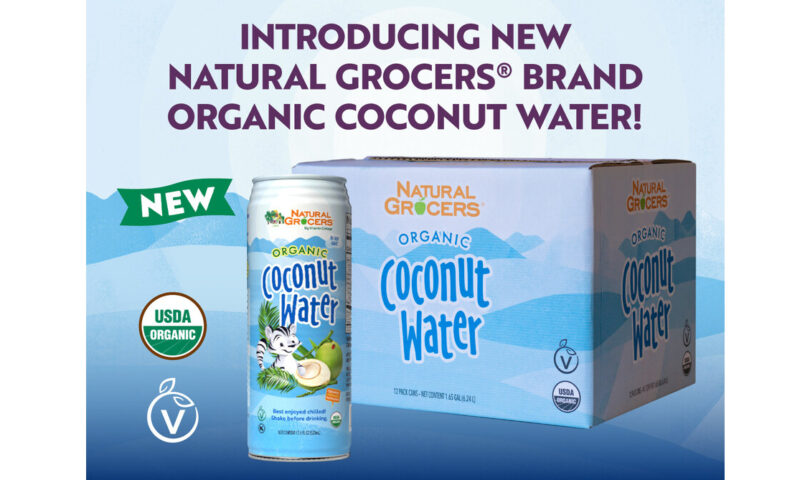Natural Grocers® Expands Private-Label Beverage Line with 100% Pure Organic Coconut Water