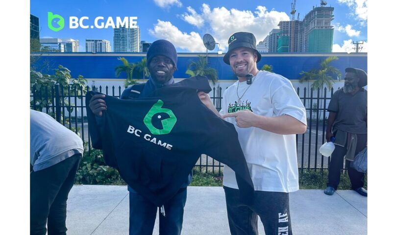 BC.GAME Partners with Colby Covington for Street Charity Event in Miami to Support Local Communities