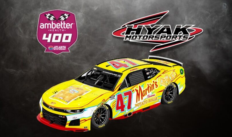 Martin’s® Potato Rolls Teams Up with Hyak Motorsports at Atlanta Motor Speedway