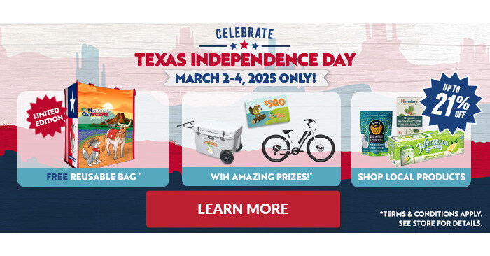 Natural Grocers® Hosts Annual Texas Independence Day Celebration Event