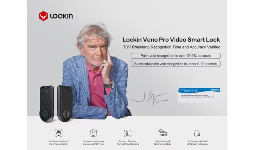 TÜV Rheinland issued Verification for Palm Vein Recognition Rate and Speed Of the Veno Pro Video Smart Lock