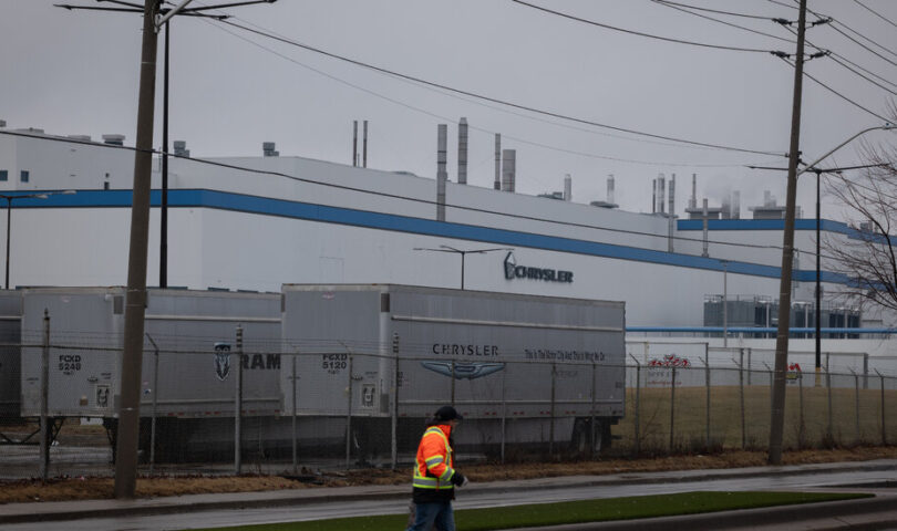 Canada’s Carney Puts Tariffs on U.S.-Made Cars as Stellantis Plant Pauses Production