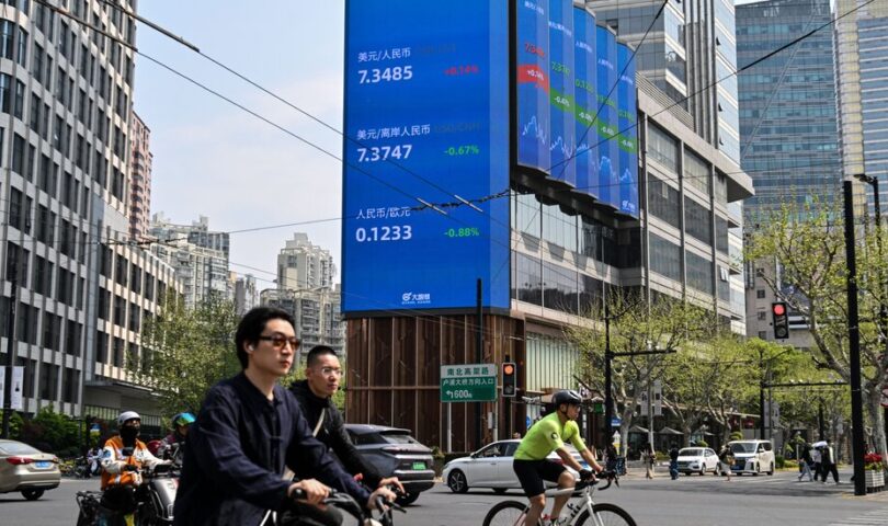 China Censors Hashtags Mentioning ‘104%,’ the Size of Trump’s Tariffs