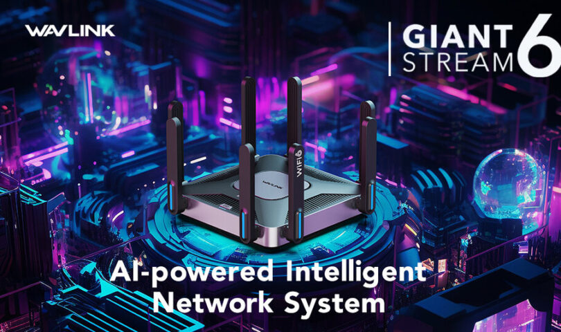 WAVLINK Giant Stream6 AI-Powered WiFi 6 Router Receives Strong Support Within 48 Hours on Kickstarter