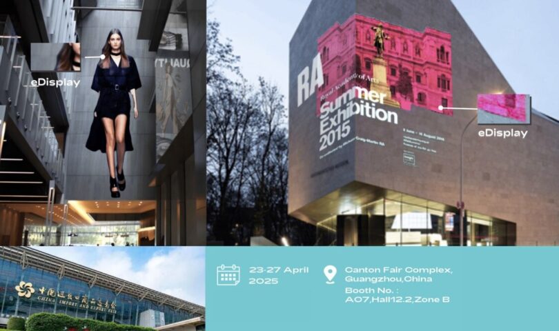137th Canton Fair Teaser: Discover the Marvel of PHOMI econiclay Display(eDisplay) –Where Walls Become 4K Screens